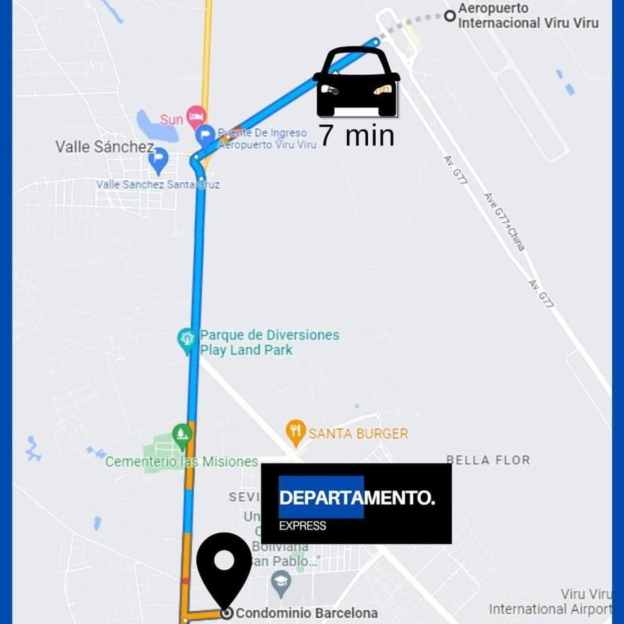 Despartamento Express ซานตาครูซเดอลาเซียร์รา ภายนอก รูปภาพ